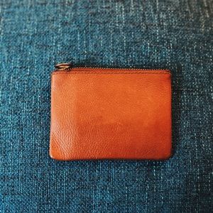 Madewell leather pouch wallet